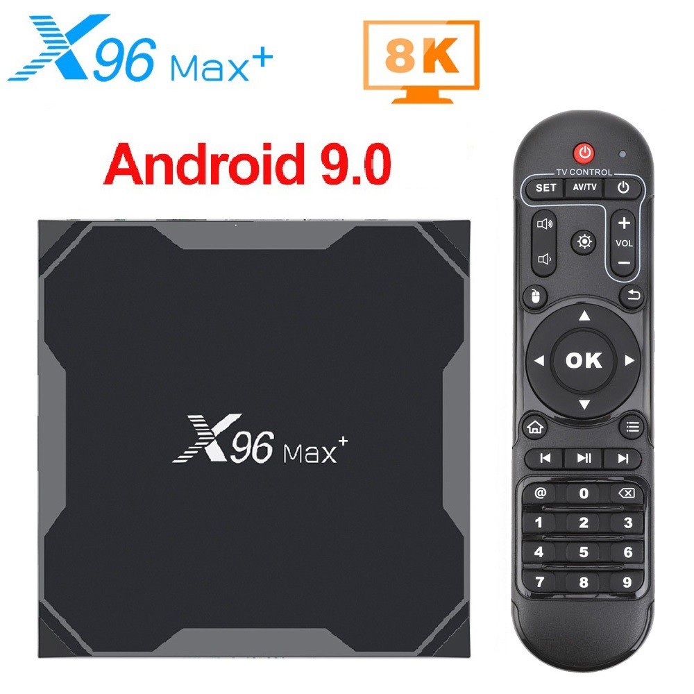X96Max+TV Top Box S905X3 Gigabit Network Android9 TVBox Network Player
