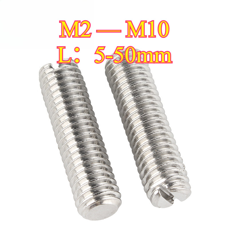 สกรูหัวขาดสแตนเลส 304 (GB878) M2/M2.5/M3/M4/M5/M6/M8/M10 (HA-LR-TH)
