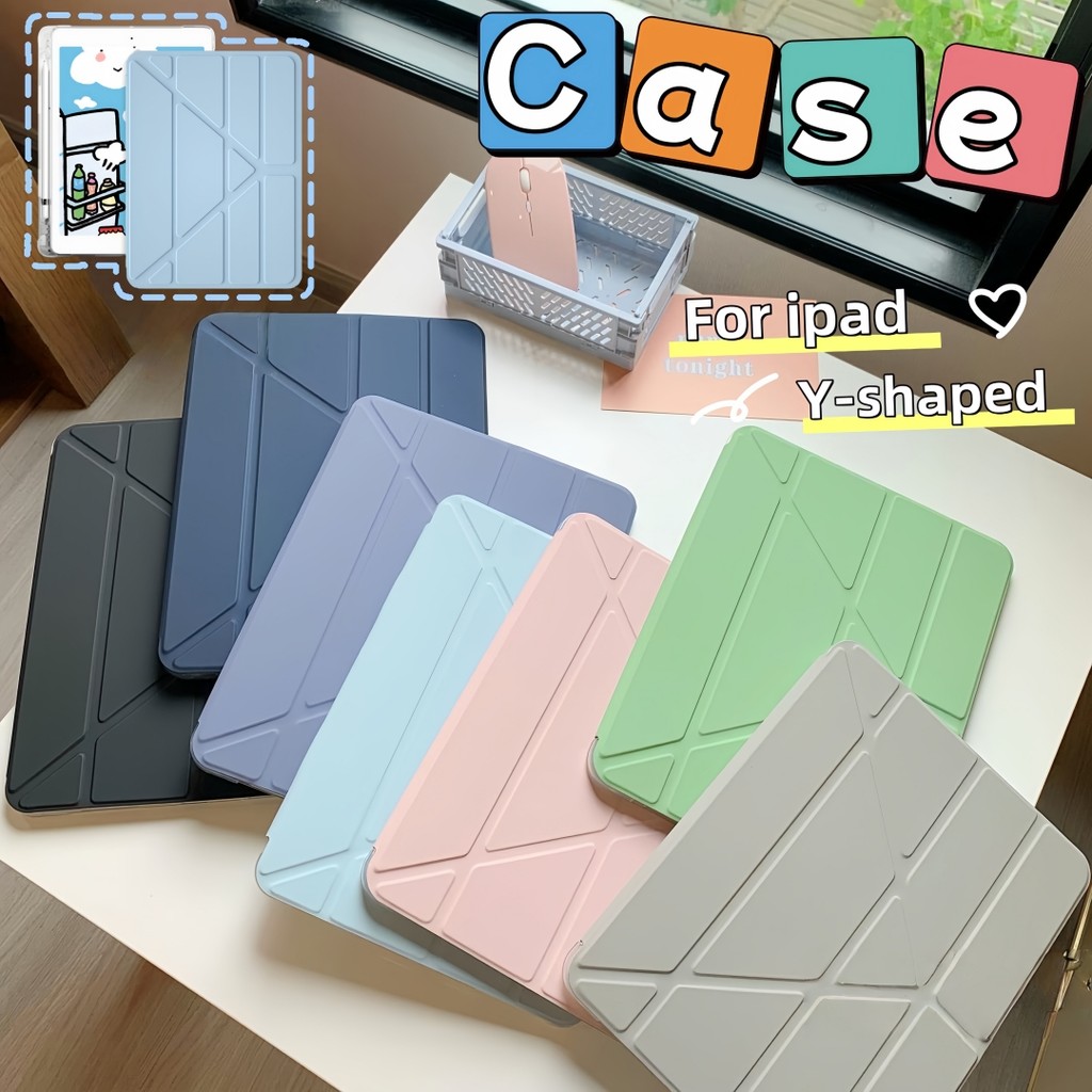 เคสไอเเพดFor A16 gen11/10 Air11 Air4/5/6/7 Air3/Pro 10.5 gen7/8/9 10.2พร้อมช่องเสียบปากกาฝาหลังใส กรณี