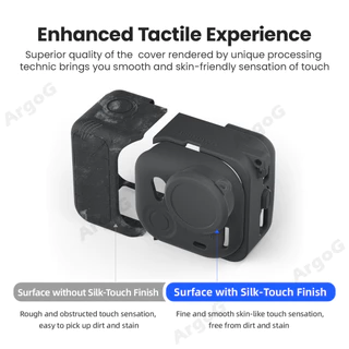 aMagisn เคสซิลิโคนสำหรับ Insta360 GO Ultra นุ่ม กันกระแทก พร้อมสายคล้องและสายกันหล่น อุปกรณ์เสริม GO Ultra