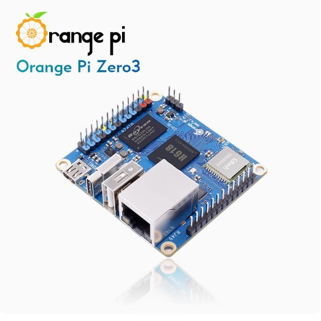 กระดานพัฒนาชิป Orange Pi Zero3 Quanzhi H618
