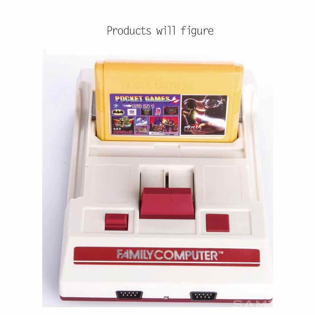 FAMICOM แฟมิค่อม family เครื่องเล่นเกมส์คอลโซล FC Compact  + 500 in 1 แถมฟรี132 in 1