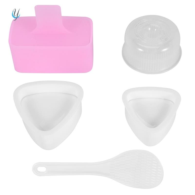 [corey_malan.th]Sushi Maker Molds Onigiri Mold Musubi Maker Rice Paddle Sushi Making Mold for Home K