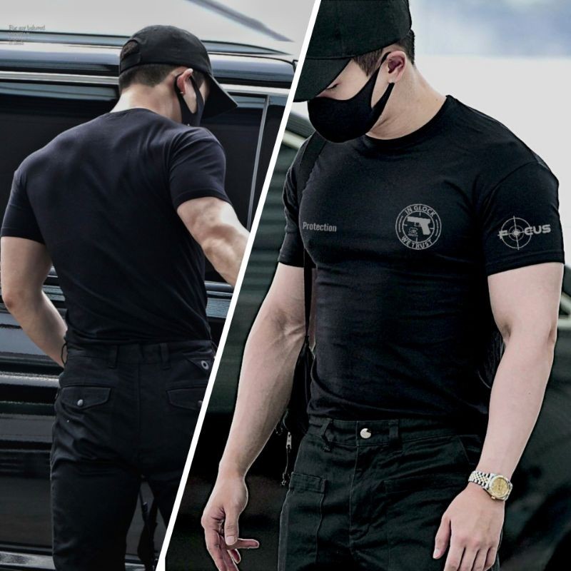 เสื้อยืดผู้ชายจากผ้าฝ้าย 100% ทรงหลวม สบายๆ สำหรับทุกไซส์