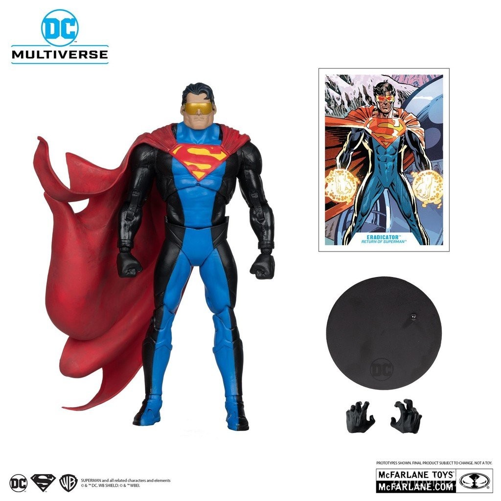 พร้อมส่ง [คลังสินค้าพร้อม] McFarlaneand Superman Return Rooter 23cm ของเล่นเคลื่อนย้ายได้