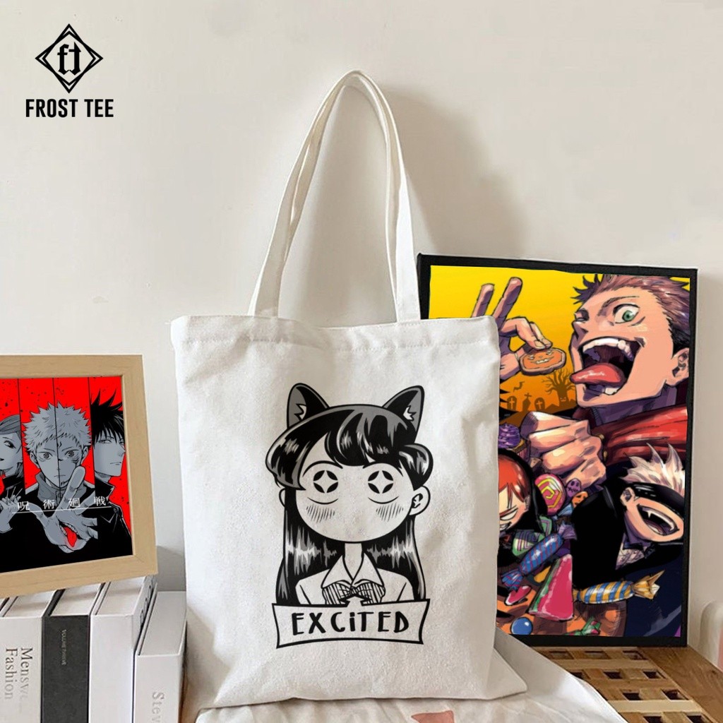 Komi Can't Communicate - Komi Anime Tote Bag | FROST TEE
