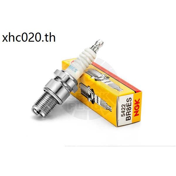 หัวเทียน NGK BR8ES BR9ES BR10ES รถจักรยานยนต์สอง Impulse Power ร่มนอกรถจักรยานยนต์เรือสวน