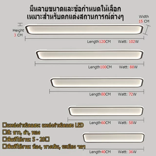 【จัดส่งในพื้นที่】SNRIGIN โคมไฟเพดาน LED โคมไฟทางเดินทรงสี่เหลี่ยมผืนผ้าสไตล์โมเดิร์นมินิมอล