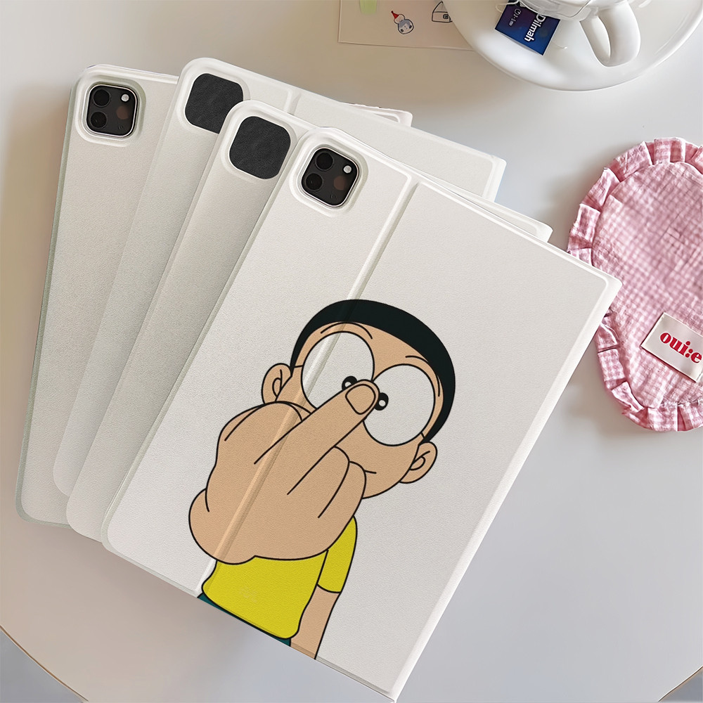 COD เคสiPad Air7/6 Pro13 2024 ท่าทางตลกๆ Gen11 Gen9 เคสไอแพด Air5 mini7 พร้อมถาดใส่ปากกา IPad case ราคา ถูกที่สุด ดีลบีเคเค แกลเลอรีภาพที่ 5