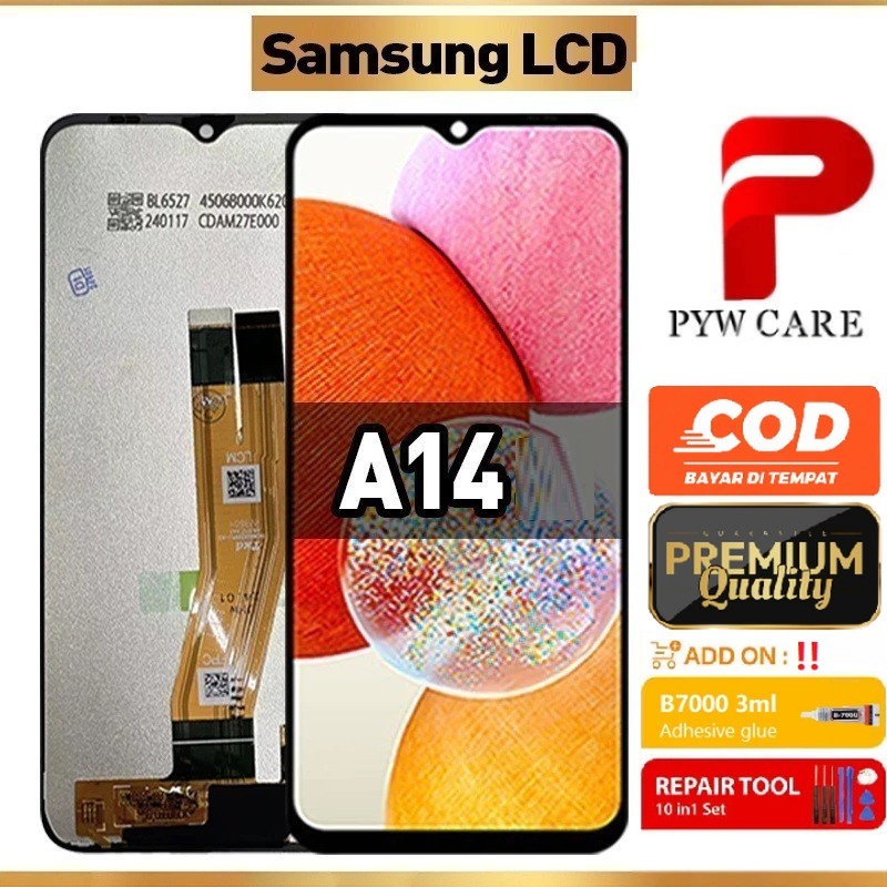 หน้าจอ LCD ที่รองรับสําหรับ Samsung A14 4G / Samsung A14 5G หน้าจอ LCD