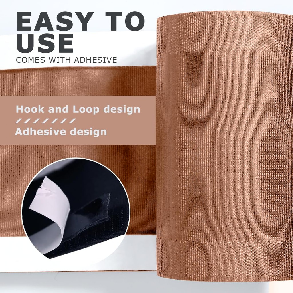 ฝาครอบสายไฟพื้นสีน้ําตาลพร้อมเทปกาวสําหรับพื้นผิวทุกชั้น Overfloor สายป้องกันสาย Grip Strip การจัดกา