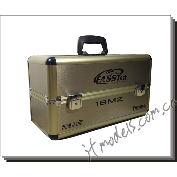 ใหม่รีโมทคอนโทรลคู่อลูมิเนียมกล่อง futaba 7PX 18MZ 14SG 10C 8FG 8J T6K