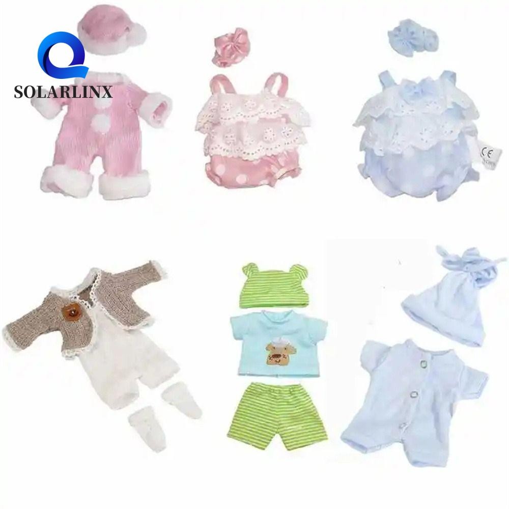 เสื้อผ้าตุ๊กตา SOLARLINX ชุดนอนจั๊มสูท 30 ซม. ชุดตุ๊กตา, เด็กของขวัญกระโปรงเสื้อกันหนาวชุดลําลองเด็กน่ารักตุ๊กตา 12 นิ้วตุ๊กตา