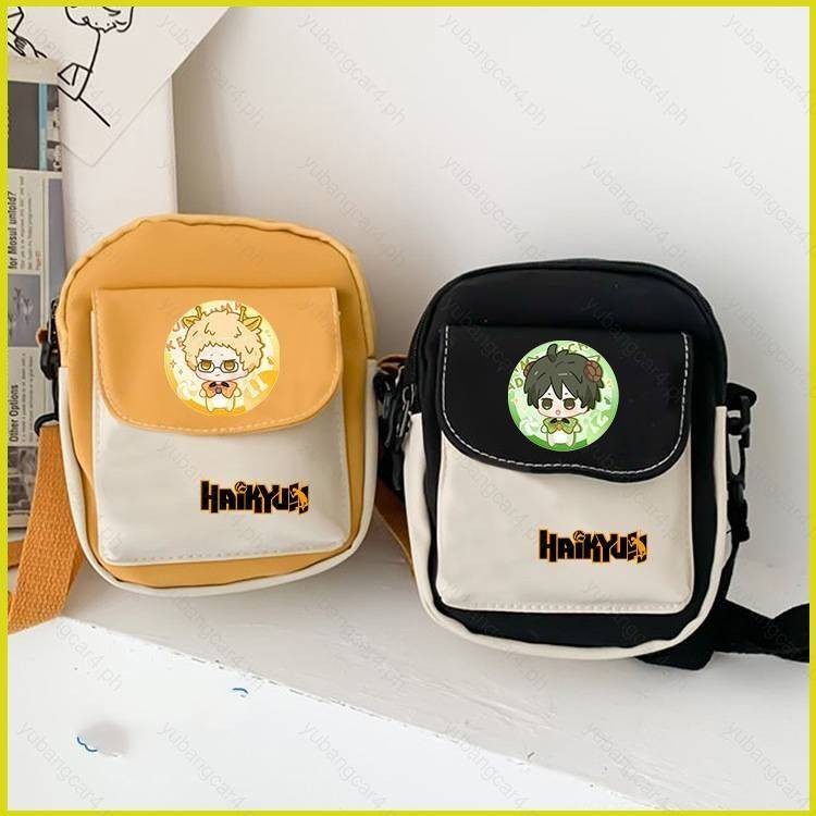 YB3 Haikyuu Shoyo Hinata Kozume Kenma การ์ตูนอะนิเมะอุปกรณ์ต่อพ่วงกระเป๋าสตางค์มือถือกระเป๋าขนาดใหญ่