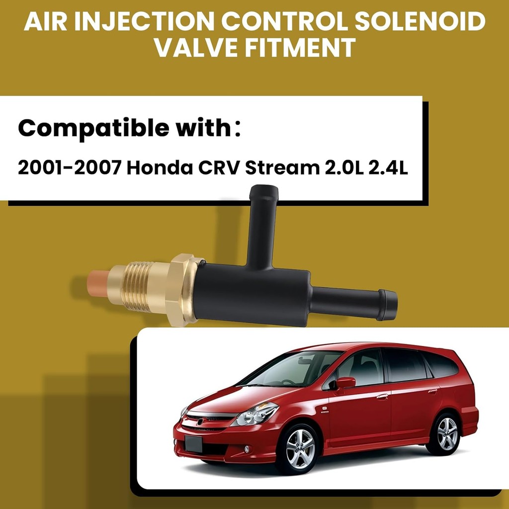 6281-PNA-G01 Air ฉีดควบคุมโซลินอยด์วาล์วใช้งานร่วมกับ Honda CRV Stream 2.0L 2.4L 2001 2002 2003 2004