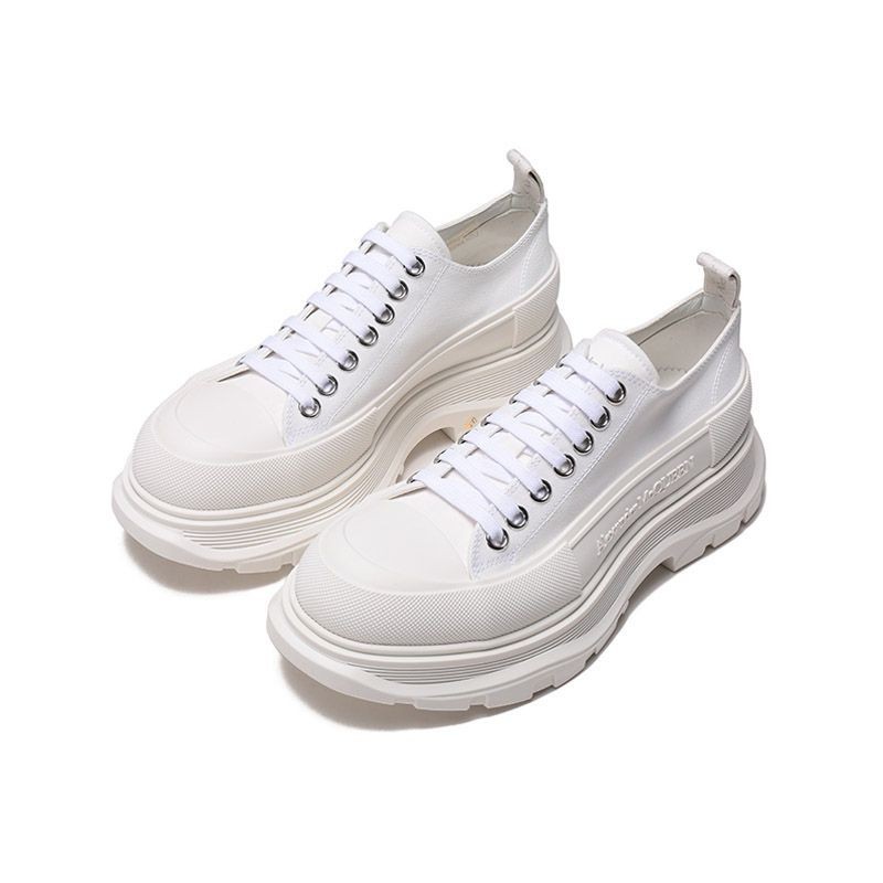 Mcqueen Mcqueen Mens Tread Slick Lace-Up รองเท้าผ้าใบลําลองพื้นหนา 705660 W4MV2 IKTY