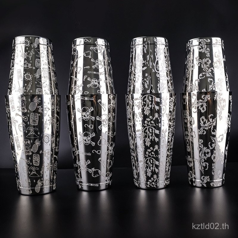 Creative Shaker อุปกรณ์บาร์เทนเดอร์ Boston Bar Bar Bar Bartender ชุด Professional Soul Shaker Cup เห