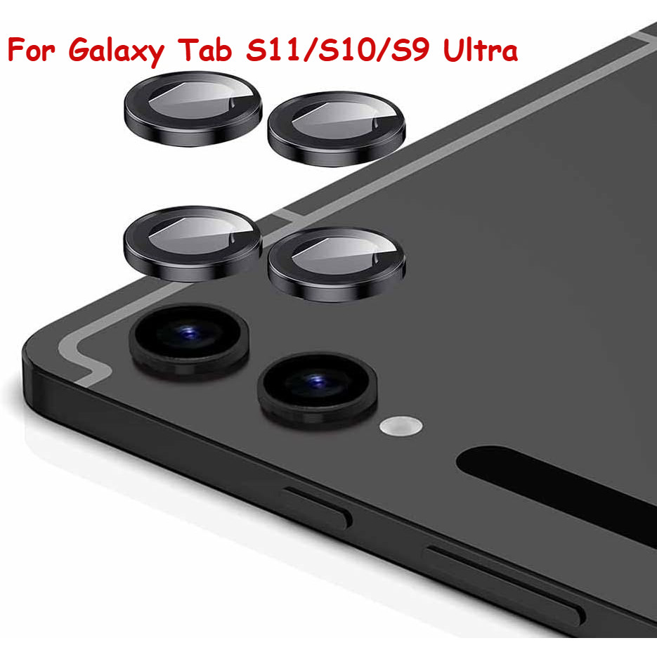 1 ชุดฟิล์มป้องกันเลนส์สําหรับ Samsung Galaxy Tab S11 Ultra 14.6 "SM-X930N S10 ultra S9Ultra แหวนโลหะกล้อง Protectors เลนส์แก้ว Caps