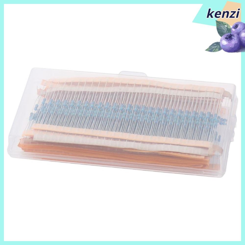 KENZI 525pcs Resistors Assortment Kit, 17 ค่า 0 Ohm-1M Ohm Resistor Kit, Electric Resistors Set Asso