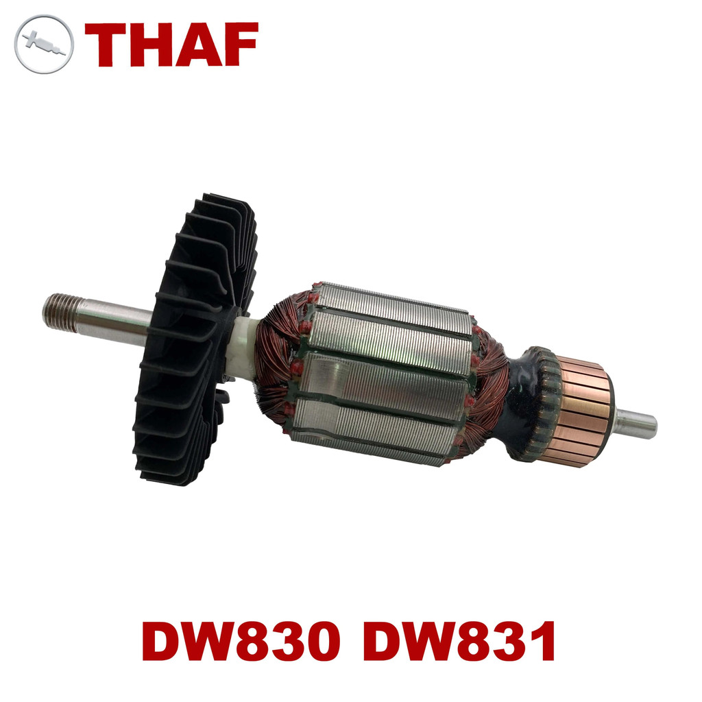 AC220V-240V Armature โรเตอร์ Anchor สําหรับ DEWALT เครื่องบดมุม DW830 DW 830 DW831 DW 831