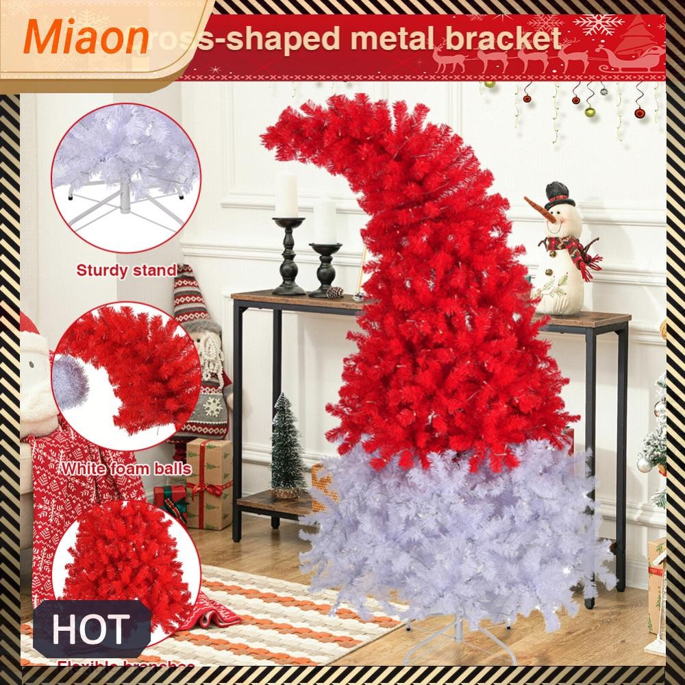 6ft บานพับ Fir ประดิษฐ์ Xmas Tree ตกแต่งต้นคริสต์มาสตกแต่งวันหยุด 1050 Lush สาขาเคล็ดลับโค้งด้านบน S