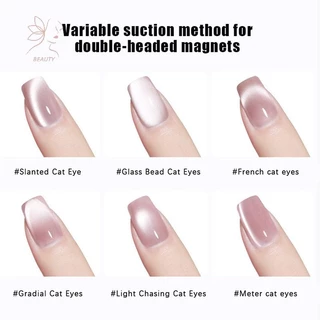 [maybeauty] Nail Art Nail Magnetic Stick Eye Magnetic Double End UV Gel Magnet Tools Nail Design Tools Glitter Effect DIY {TH}