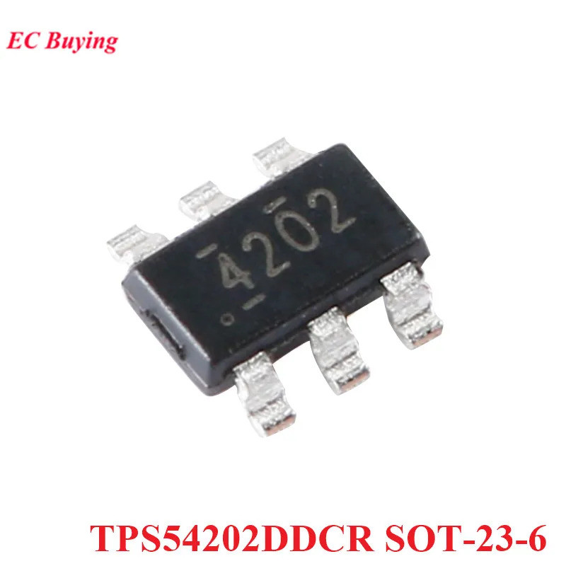 5 ชิ้น/1 ชิ้น TPS54202 TPS54202DDCR 4202 SOT23 SOT-23-6 Synchronous Step-down Buck Converter ชิป IC ใหม่เดิม