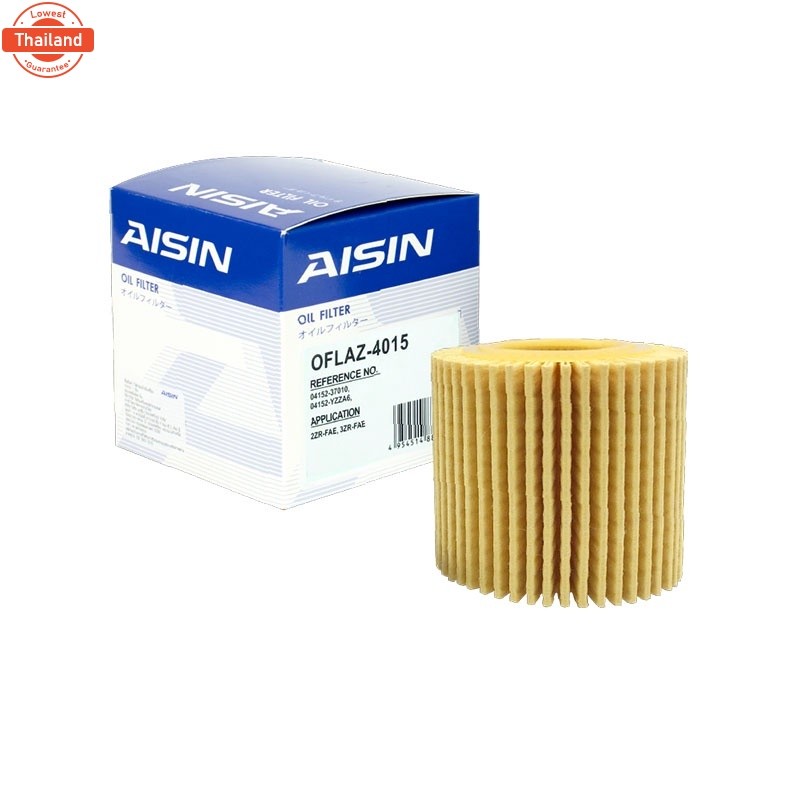 กรองน้ำมันเครื่อง AISIN TOYOTA C-HR /ALTIS อัลติส / PRIUS /VIOS วีออส /YARIS ยาริส OFLAZ-4015