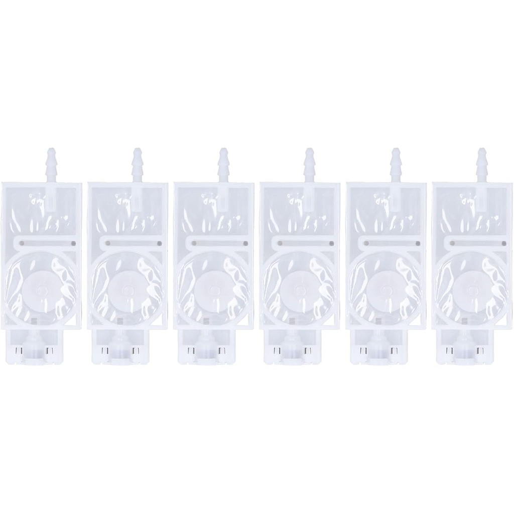 Ink Damper เปลี่ยน, 6 ชิ้น PP Inkjet Head Damper Inkjet Printer Damper ติดตั้งง่ายสําหรับเครื่องพิมพ