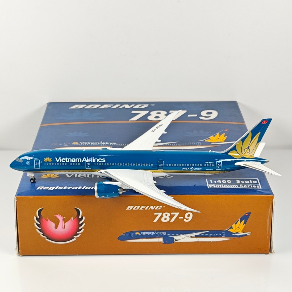 Phoenix 1: 400 Vietnam Airlines First Launch B787-9 VN-A861 โมเดลเครื่องบินโลหะผสม