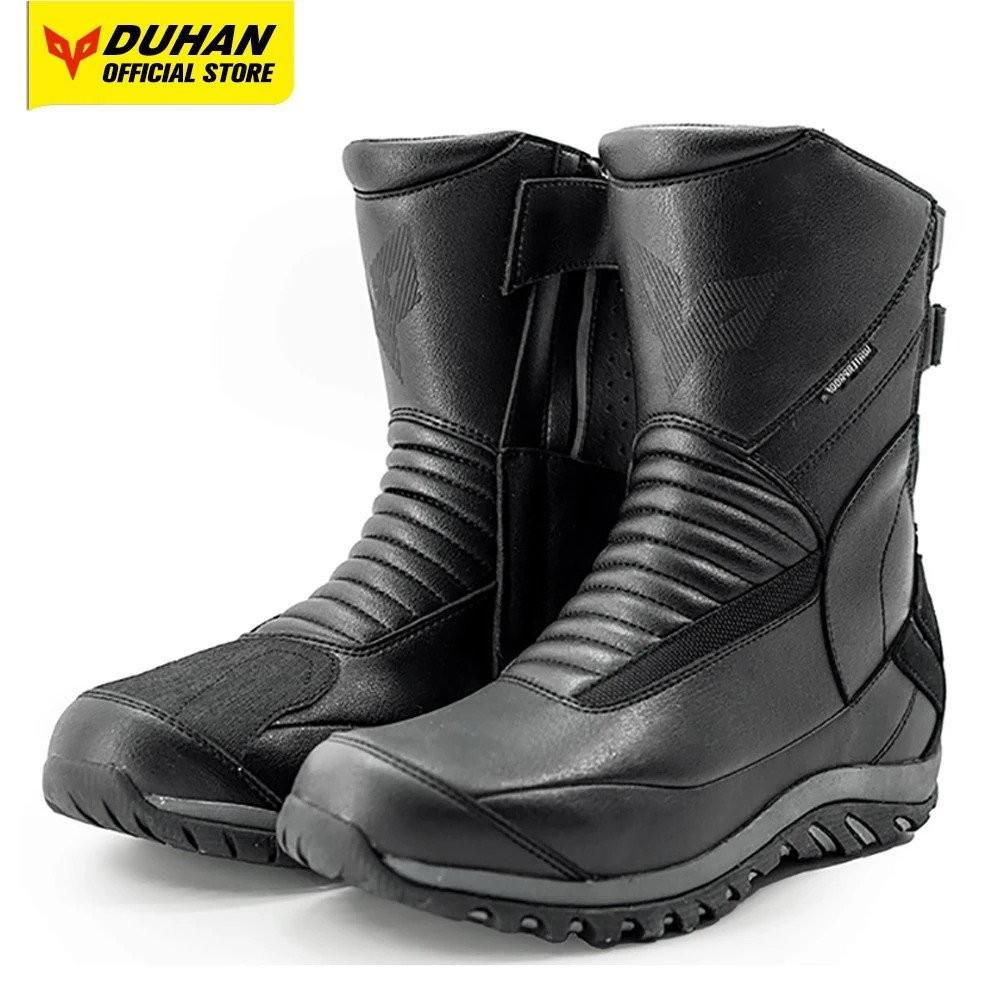 DUHAN รองเท้าวิบาก Anti Drop ขี่รถจักรยานยนต์ป้องกันความปลอดภัย Rally รองเท้าผู้ชายผู้หญิงสวมใส่รองเ