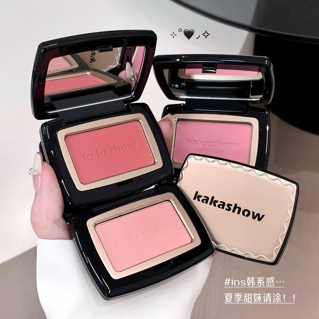 Kakashow Soft Mist Drunk Blush Clear Service Natural Delicate Atmosphere Eye Makeup Vitality Girl Bl