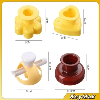 KeyMak พิมพ์กดโดนัท พลาสติก พร้อมไม้คีบ วัสดุเกรดอาหาร ปลอดภัย เครื่องมืออบ Donut tool