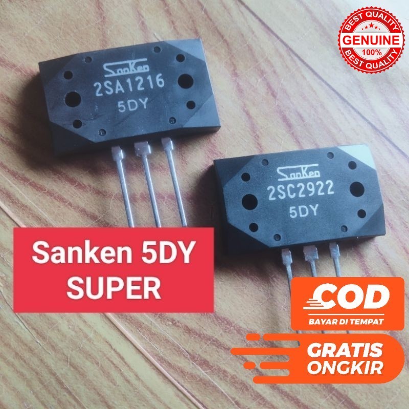 TR FINAL SANKEN 5DY 2SA1216 2SC2922 SUPER QUALITY SA1216 SC2922 ONE SET