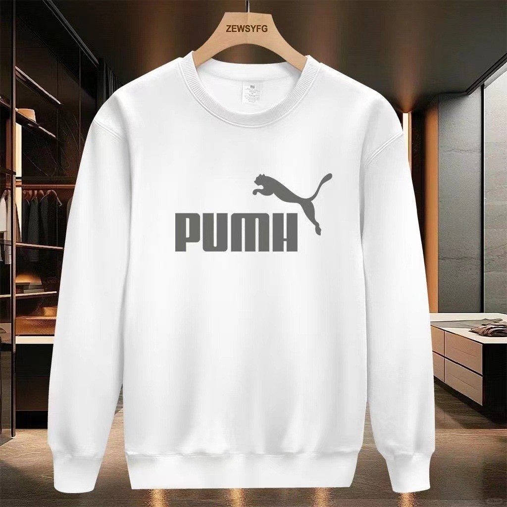 Plus Velvet P33320 Hebei Pure Cotton Heavyweight Regular Gram Round Neck 2025WY0299 คุณภาพสูงสีดําสี