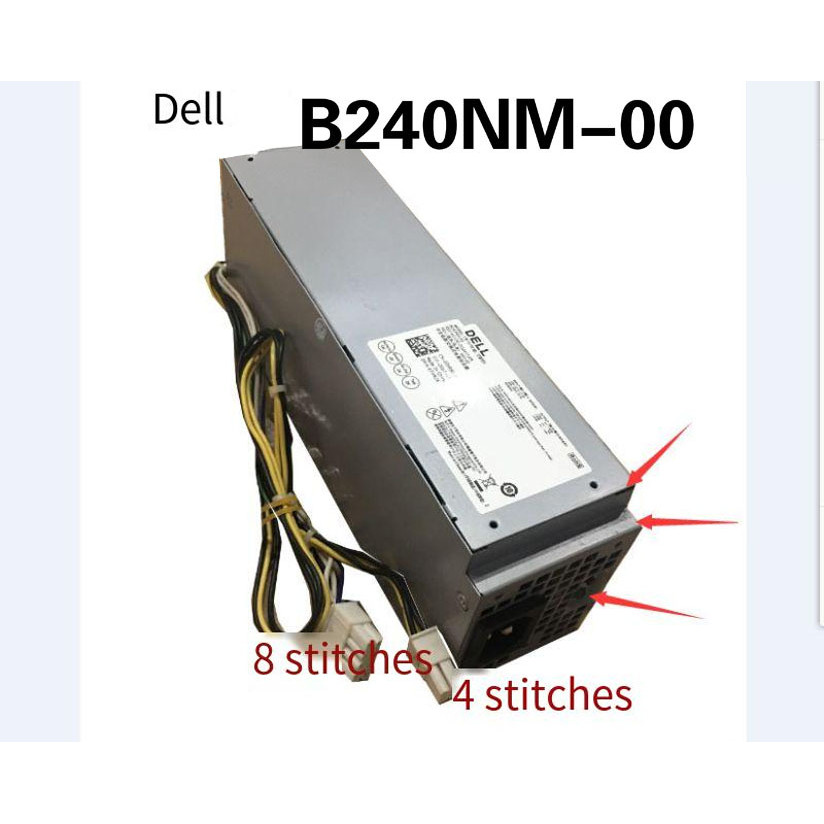 Dell H240AM-00 เหมาะสําหรับ OptiPlex3040 5040 7040 เดสก์ท็อปแหล่งจ่ายไฟขนาดเล็ก 8+4 Pins