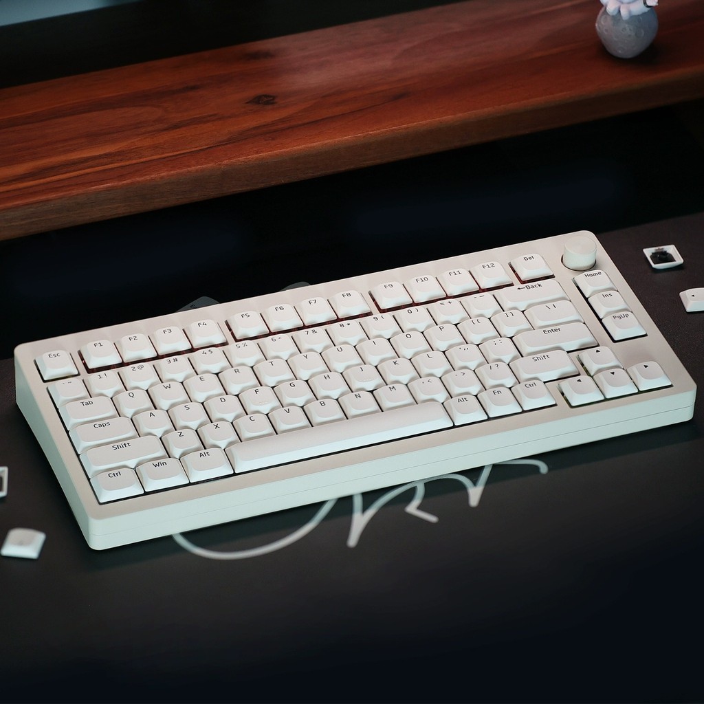 Hahu Chosfox LXM Low Axis Keycap คีย์บอร์ดแบบกลไก Keycap สีทึบเรียบง่าย PbT วัสดุ CUSTOM Keycap