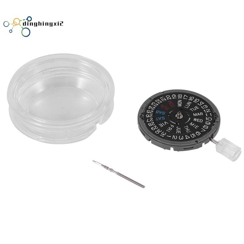 NH36 English Date Week Automatic 3 Oclock Crown Watch Movement อะไหล่เปลี่ยนกลไก