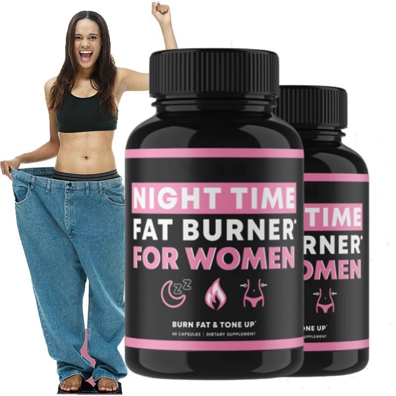 ✨Weight Loss New HOT Night Time Fat Burner Supplement for women 80g การสูญเสียน้ําหนักในเวลากลางคืน