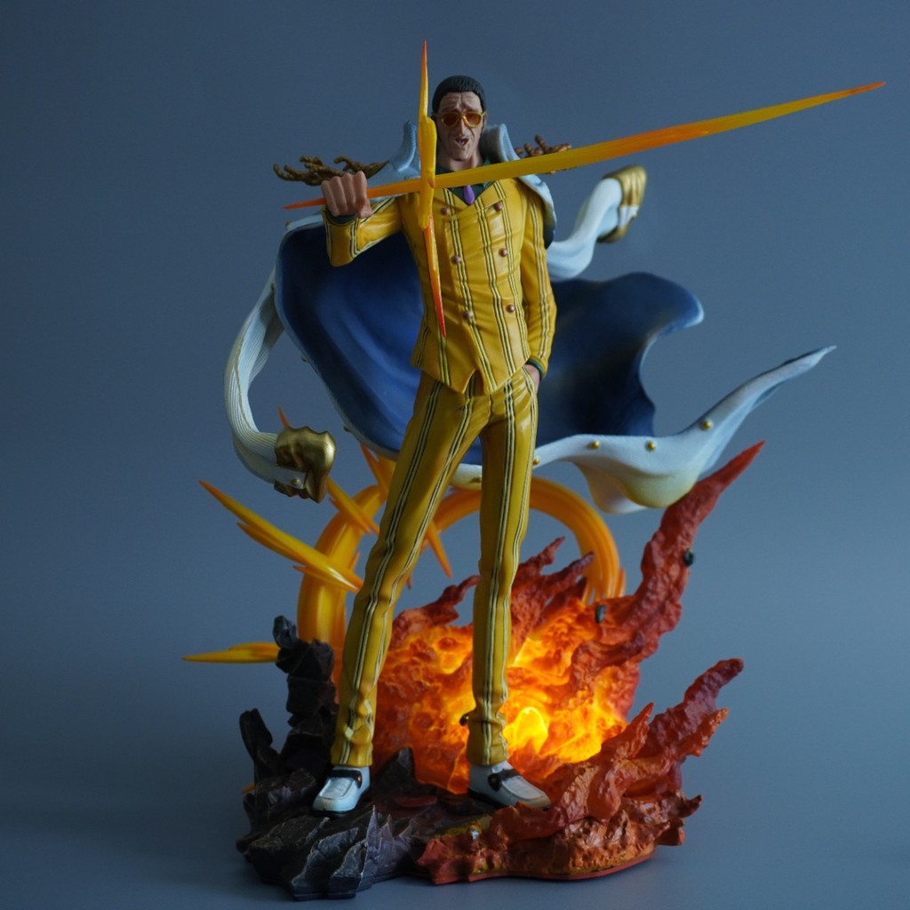 [DW] One Piece: Admiral Kizaru Amanomurakumo Sword Action Figure - New Three Admirals Edition Carton