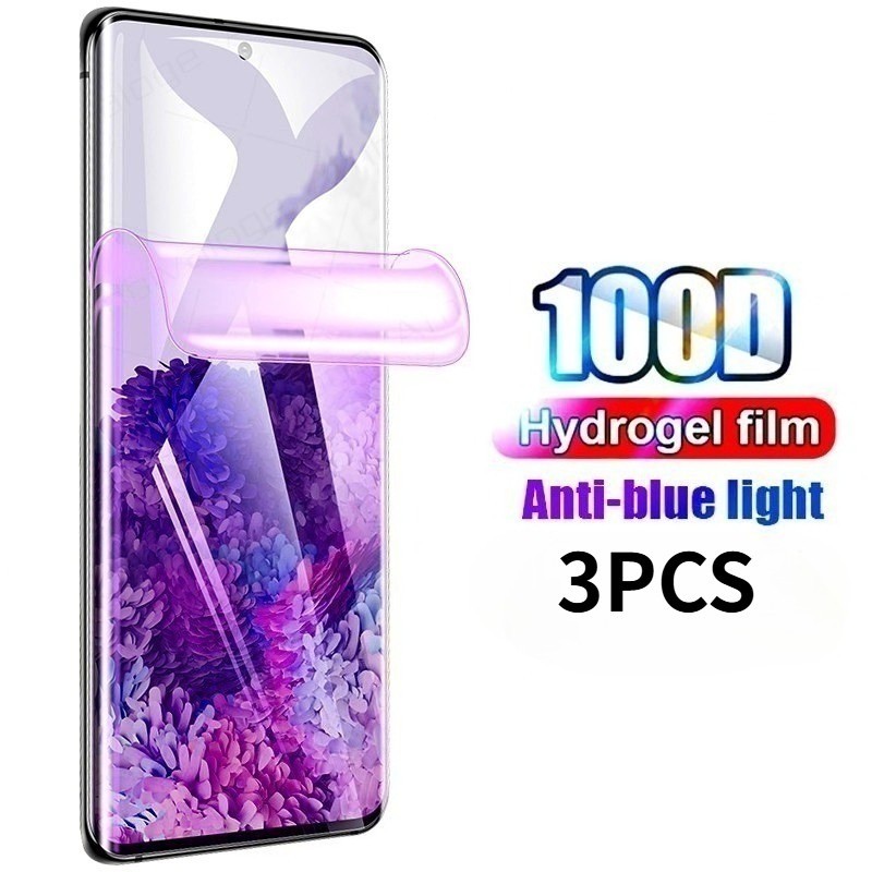 3 ชิ้นคลุมทั้งหมด Anti Blue Light Hydrogel ฟิล์มสําหรับ TCL 60 60R 50 XE SE XL LE Pro NxtPaper 5G Ul
