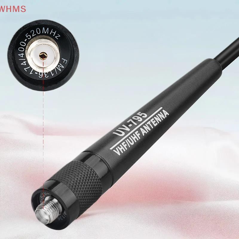 (WHMS) AR-795 SMA-F หญิง Dual Band VHF/UHF 136-174MHz/400-520MHz เสาอากาศแบบนุ่ม AR-795 สําหรับ UV-5