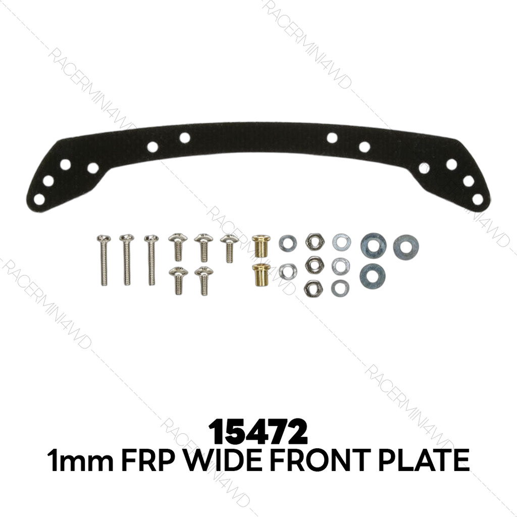 TAMIYA 15472 1mm FRP Wide Front Plate for Fully Cowled Mini 4WD