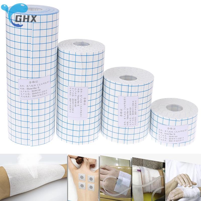 Blowgentlywind 1 ม้วน 4 ขนาดกาวกันน้ํา Wound Dressing Medical Fixation Tape Bandage BGW