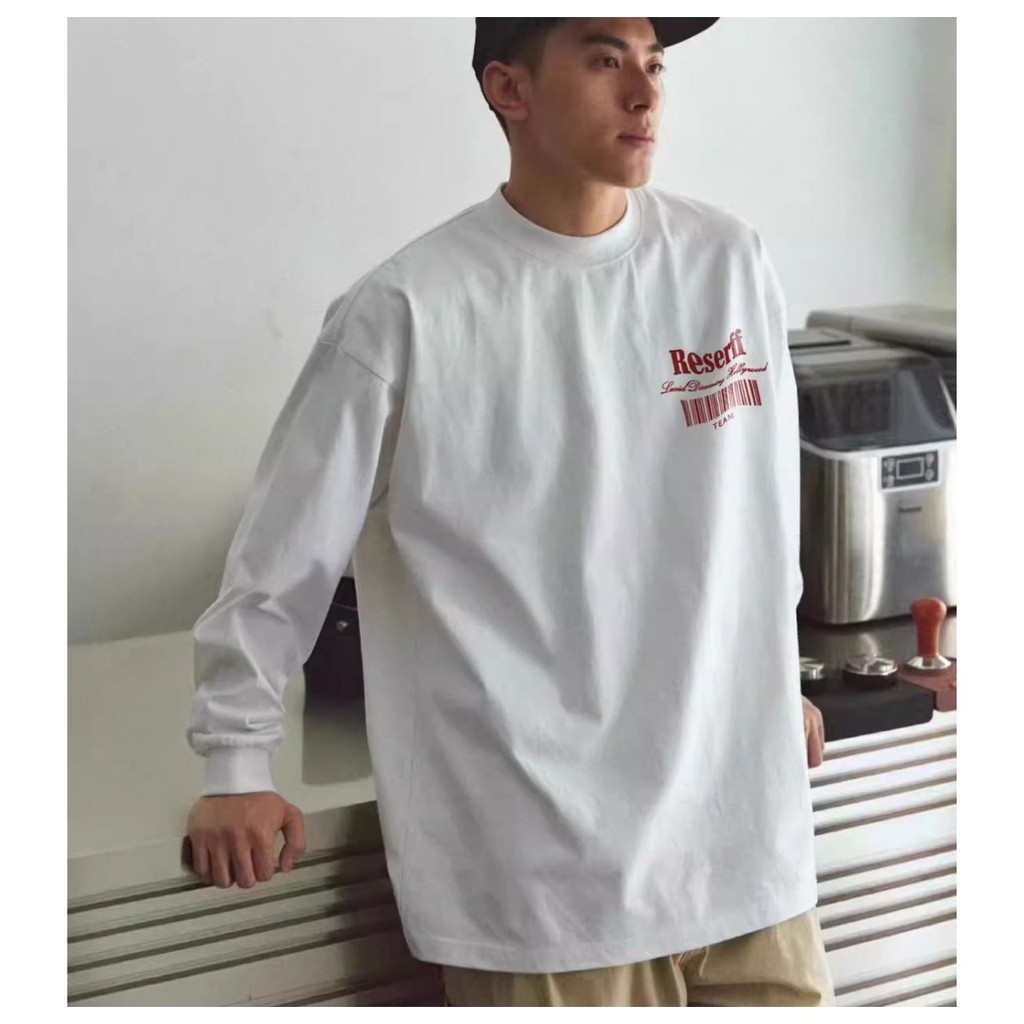 COD 2025ins Solona 210g Cuffed Long Sleeve Elegant Trendy Versatile Fashion New Japanese Harajuku Si