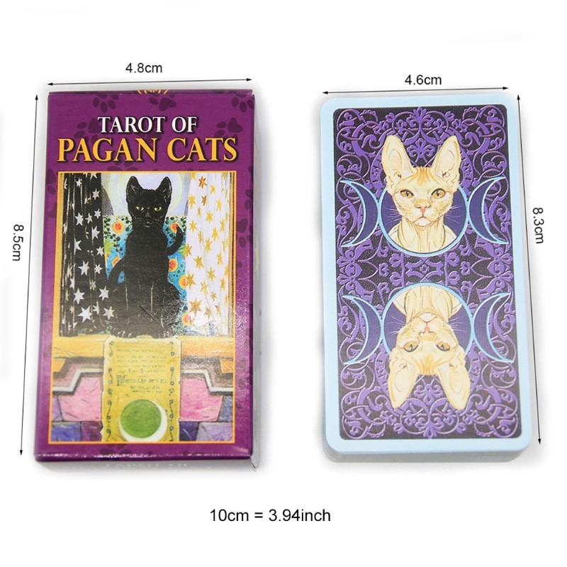 Mini Tarot of Pagan Cats Tarot of Pagan Cats Tarot 5x8 รุ่นมินิ