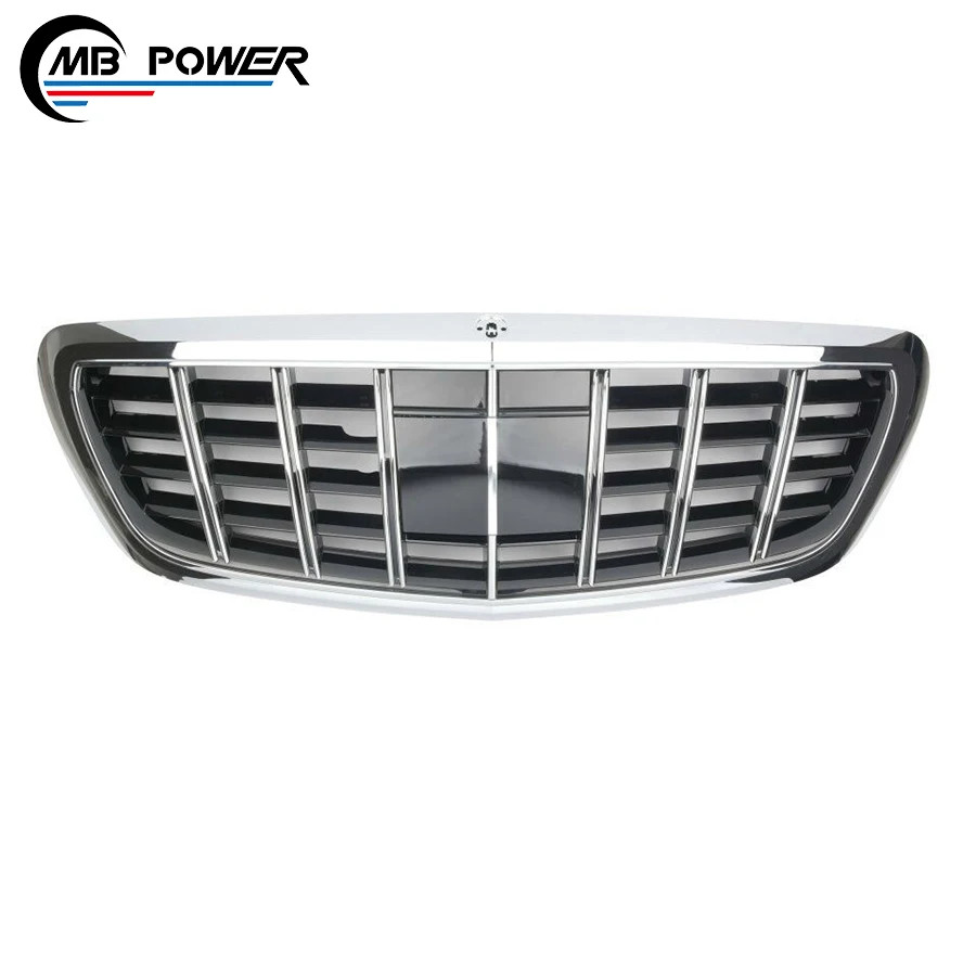 S Class W222 S63 S65 B สไตล์กระจังหน้าสําหรับ W222 S63 S450 S500 S560 S600 รถ Center Grille