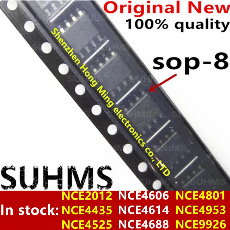 5PCS NCE2012 NCE4435 NCE4525 NCE4606 NCE4614 NCE4688 NCE4801 NCE4953 NCE9926 sop-8 ชิป IC