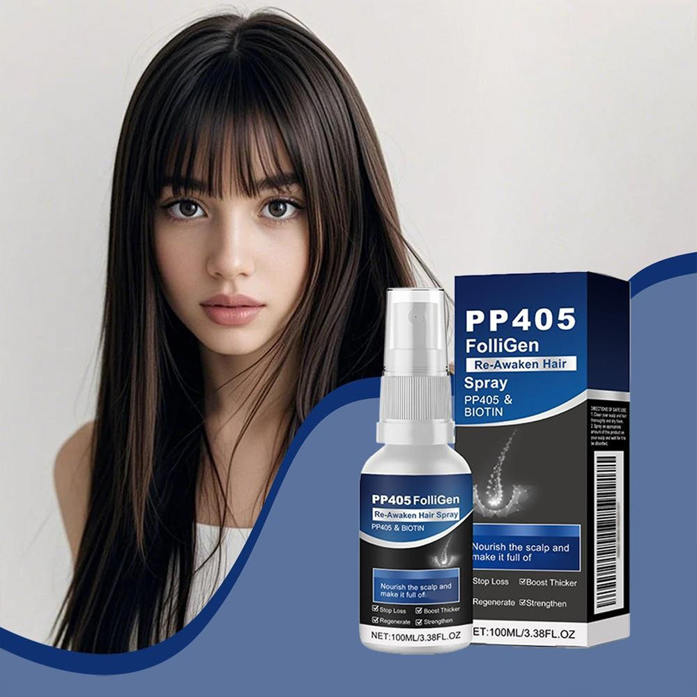 PP405 FolliGen Re- Awaken Hair Spray Biotin for Nourish The Scalp NEW