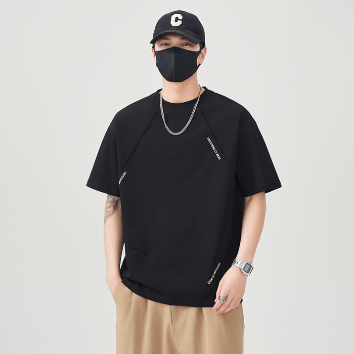 23Short Sleeve Loose Round Neck Men's New Style newNEW Summer2025 T Shirt20252025 0CAJ